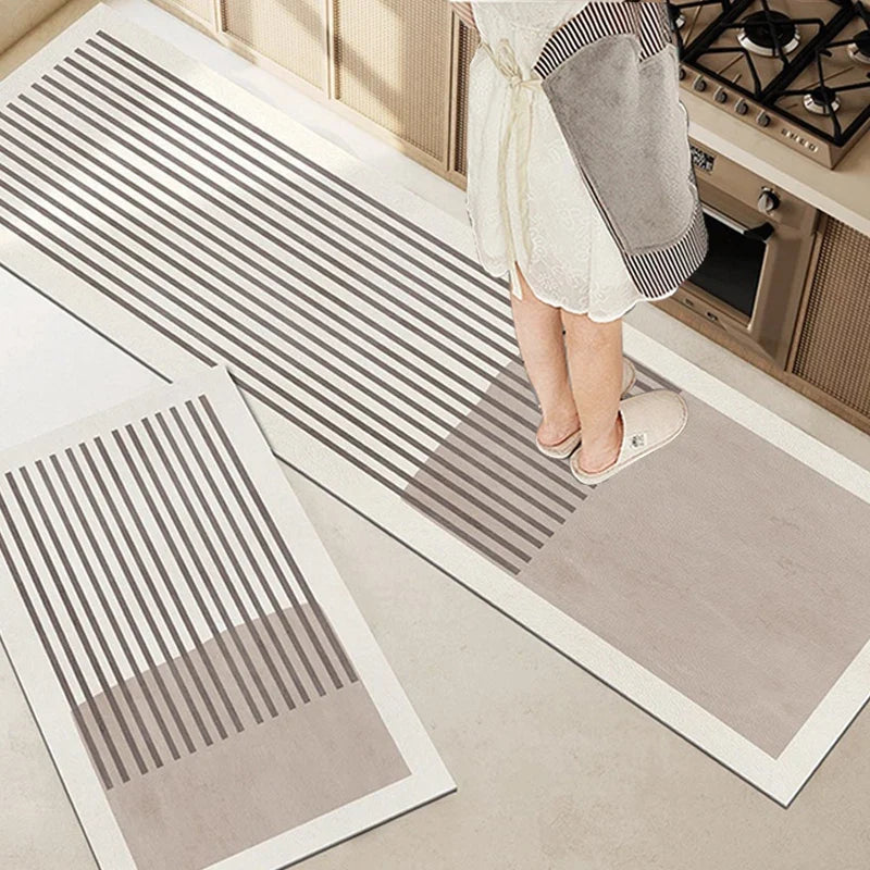 Tapis de cuisine superabsorbant en diatomite antidérapant